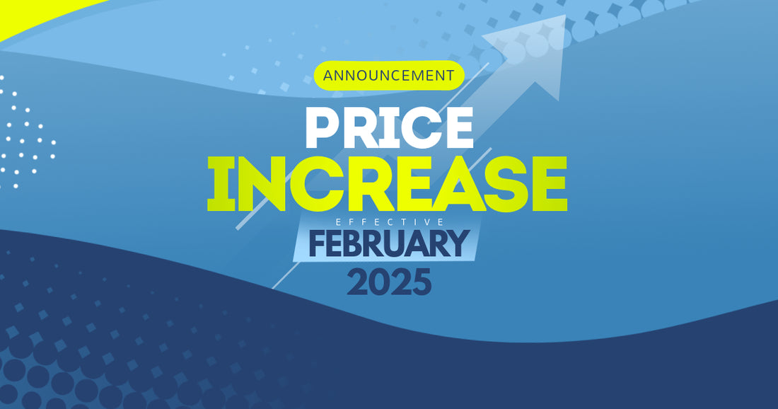 Price adjustments coming in 2025