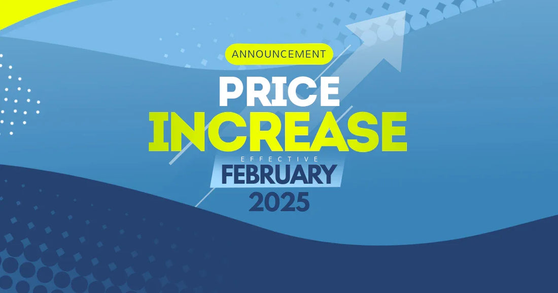 Price adjustments coming in 2025