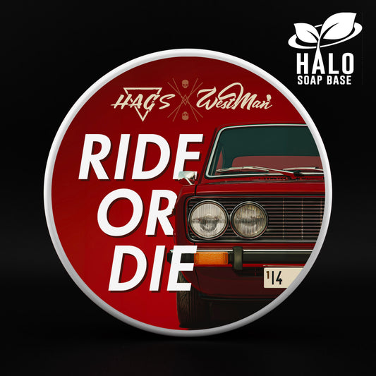 Ride Or Die x HAGS Artisan - Shaving Soap HALO formula 120g