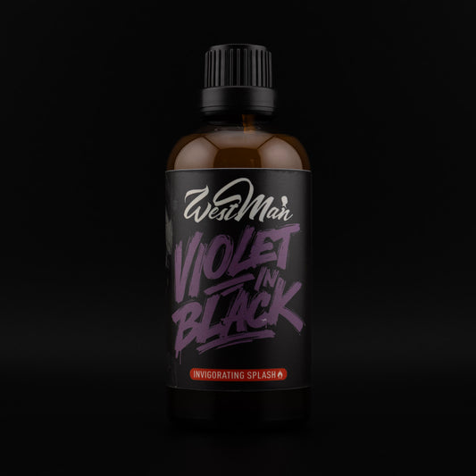 Violet In Black Aftershave Invigorating Splash 100ml