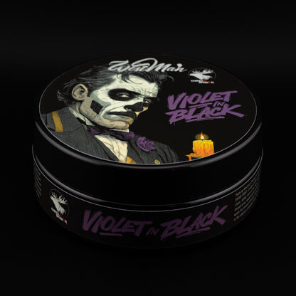 Violet In Black Shaving Soap HALO formula 120g