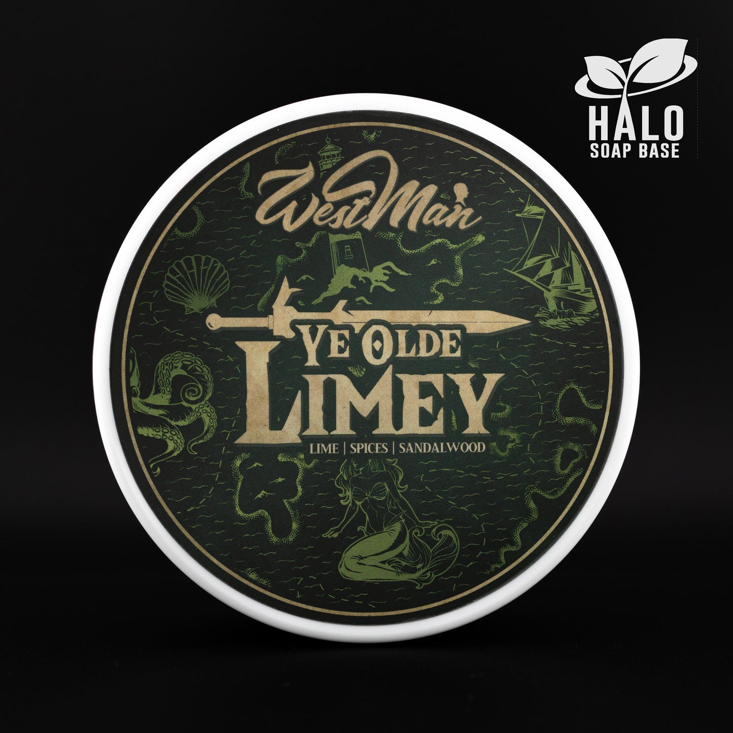 Ye Olde Limey Shaving Soap HALO formula 120g