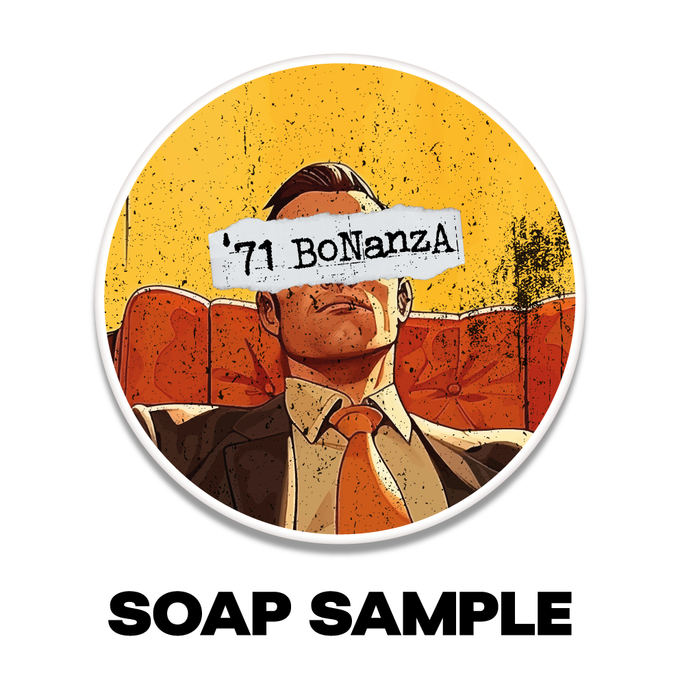 ’71 Bonanza Shaving Soap Sample 4g