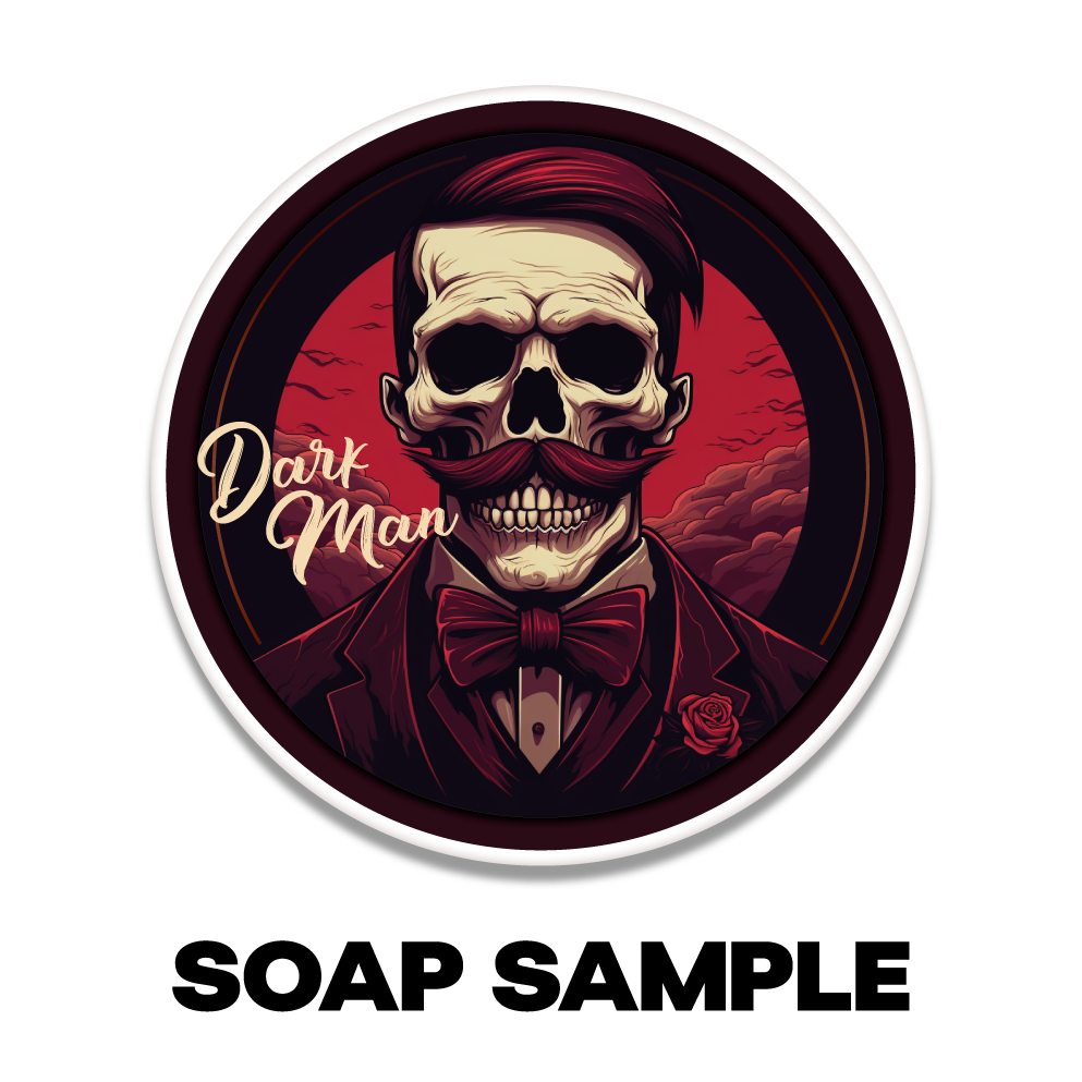 Dark Man Shaving Soap Sample 4g